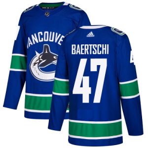 Herren Vancouver Canucks Eishockey Trikot Sven Baertschi #47 Authentic Blau Heim